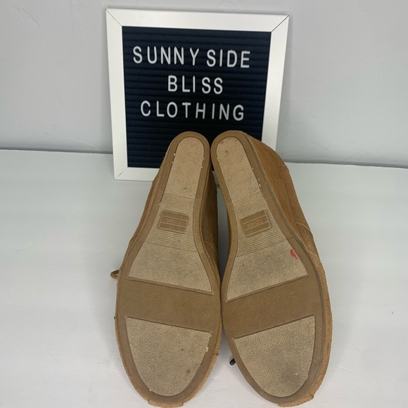 Toms Women’s Brown Rust Dessert Wedge Suede Ankle Booties Size 7 - Picture 8 of 16